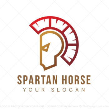 Spartan Horse Logo & Business Card
