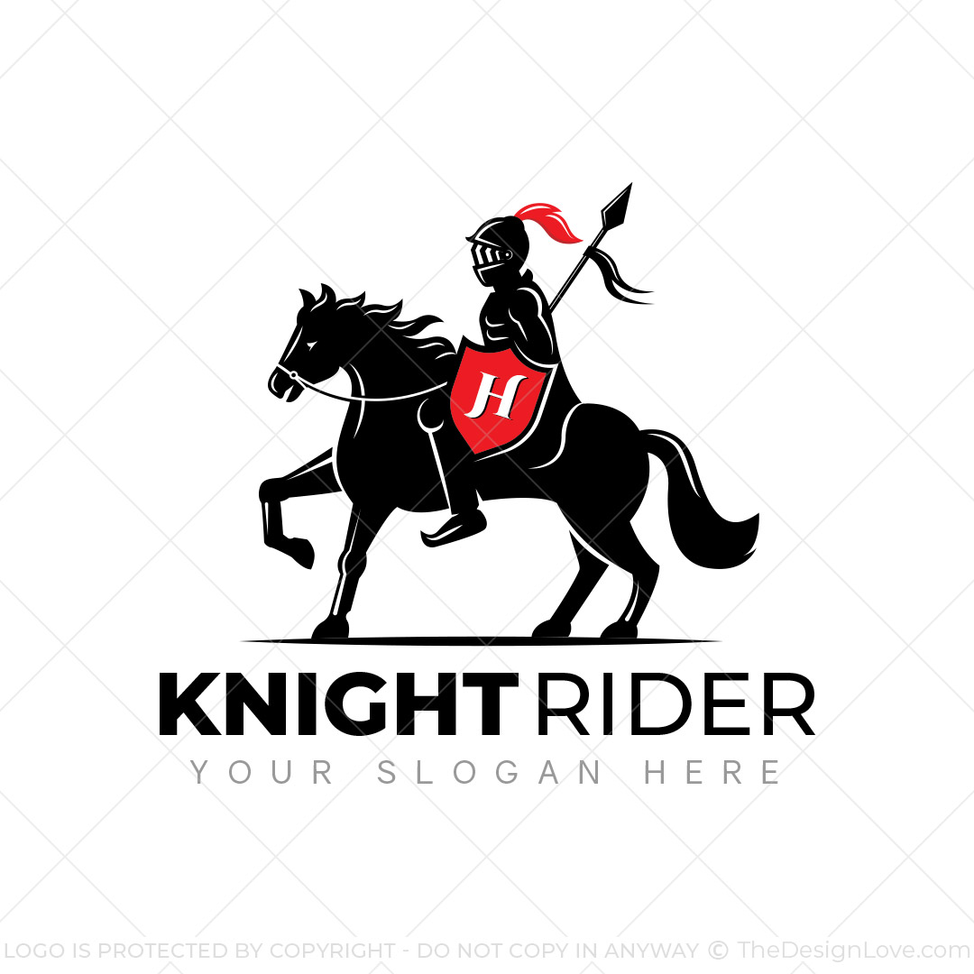 495-Knight-On-Horse-Logo-Template-1