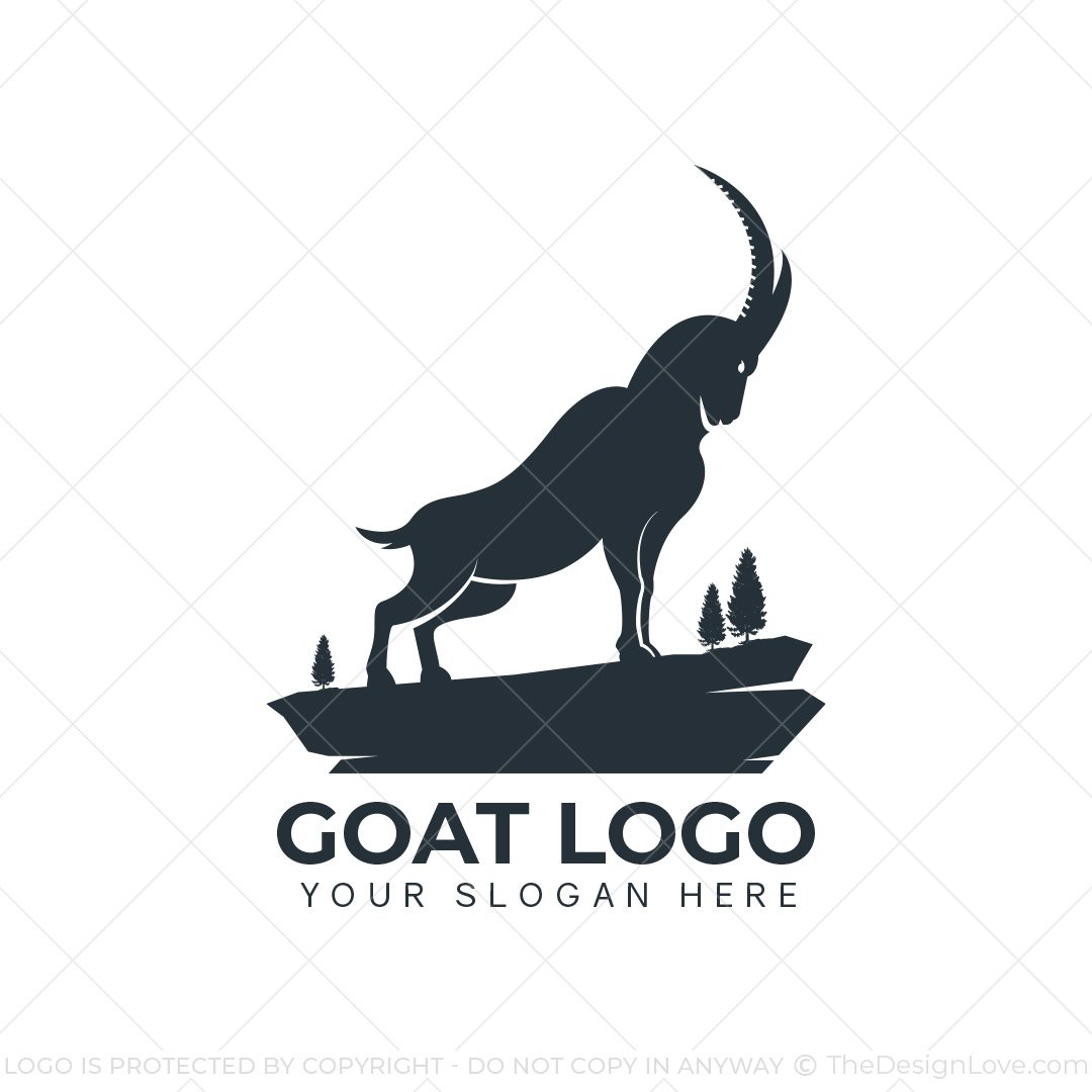 522-Simple-Goat-Logo-Template-1