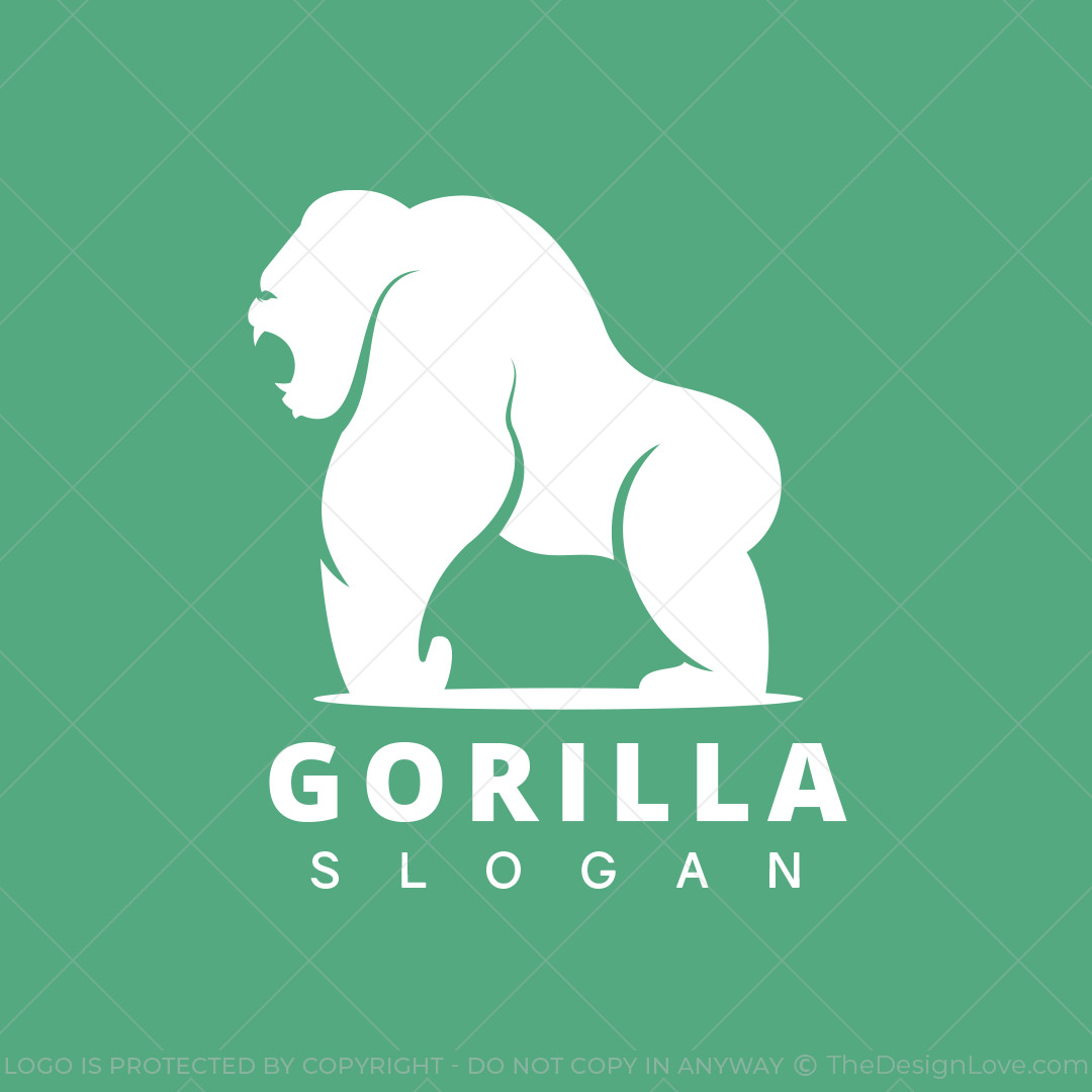 690-Angry-Gorilla-Pre-Designed-Logo-1