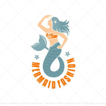Fashion Mermaid Logo & Business Card