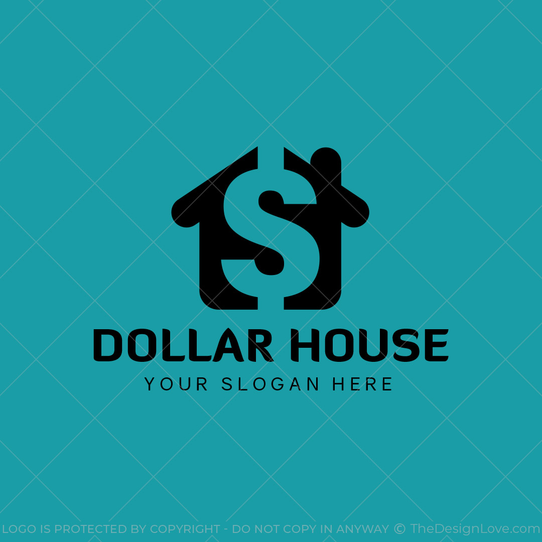 706-Dollar-House-Pre-Designed-Logo