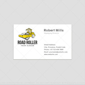 Simple Road Roller Logo Template - The Design Love