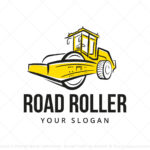 729-Simple-Road-Roller-Logo-Template