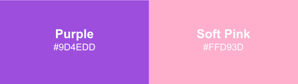 Color Combinations That Work With Purple and Soft Pink-01
