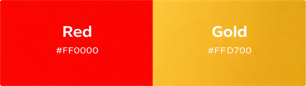 Color-Combinations-That-Work-With-Red-Red-and-Gold