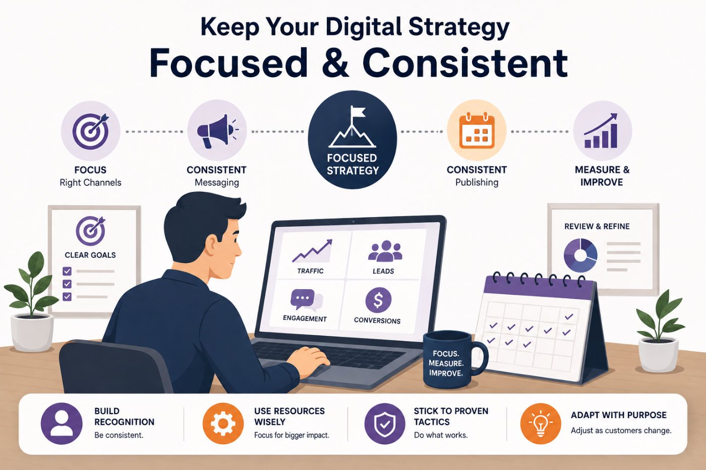 Keep Your Digital Strategy Focused and Consistent