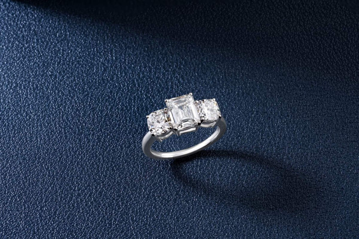 Three-Stone Rings